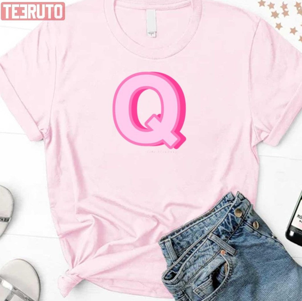 Q Pink Preppy Unisex T-Shirt - T-Shirt, Sweatshirt, Hoodie