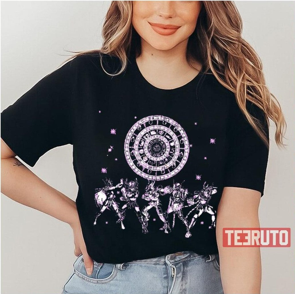Pink Art Saint Seiya Pixel Unisex T-Shirt - T-Shirt, Sweatshirt, Hoodie