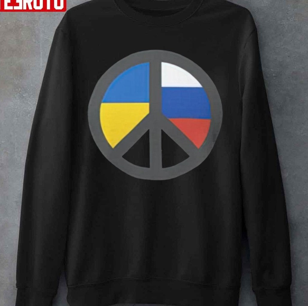 Peace For Ukraine Unisex Sweatshirt - T-Shirt, Sweatshirt, Hoodie