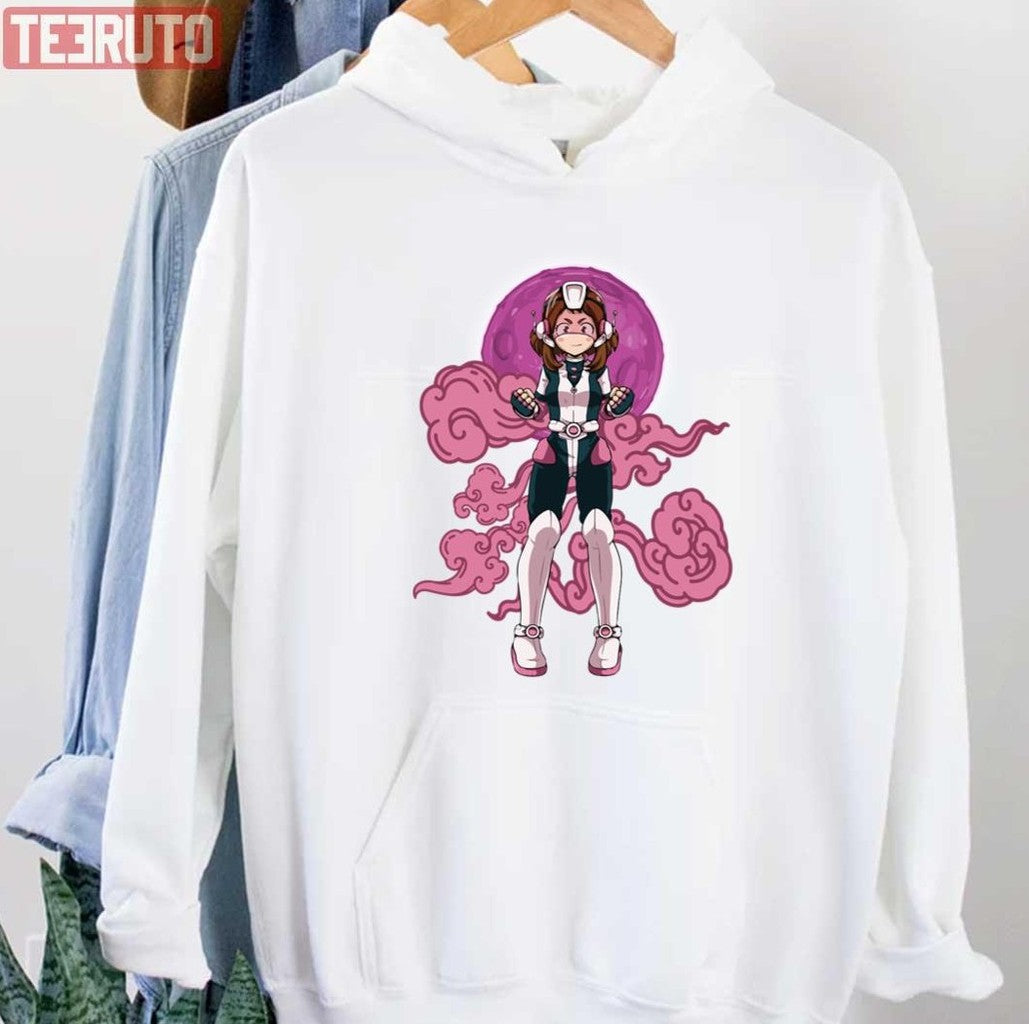 Pink Cloud Uraraka Ochako Uravity Boku No Hero Academia Unisex Hoodie - T-Shirt, Sweatshirt, Hoodie
