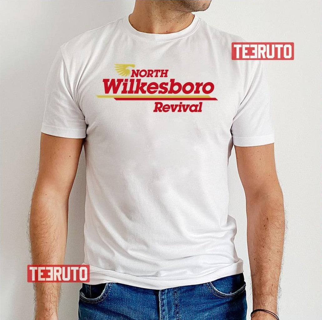 North Wilkesboro Revival Red Letters Unisex T-Shirt - T-Shirt, Sweatshirt, Hoodie