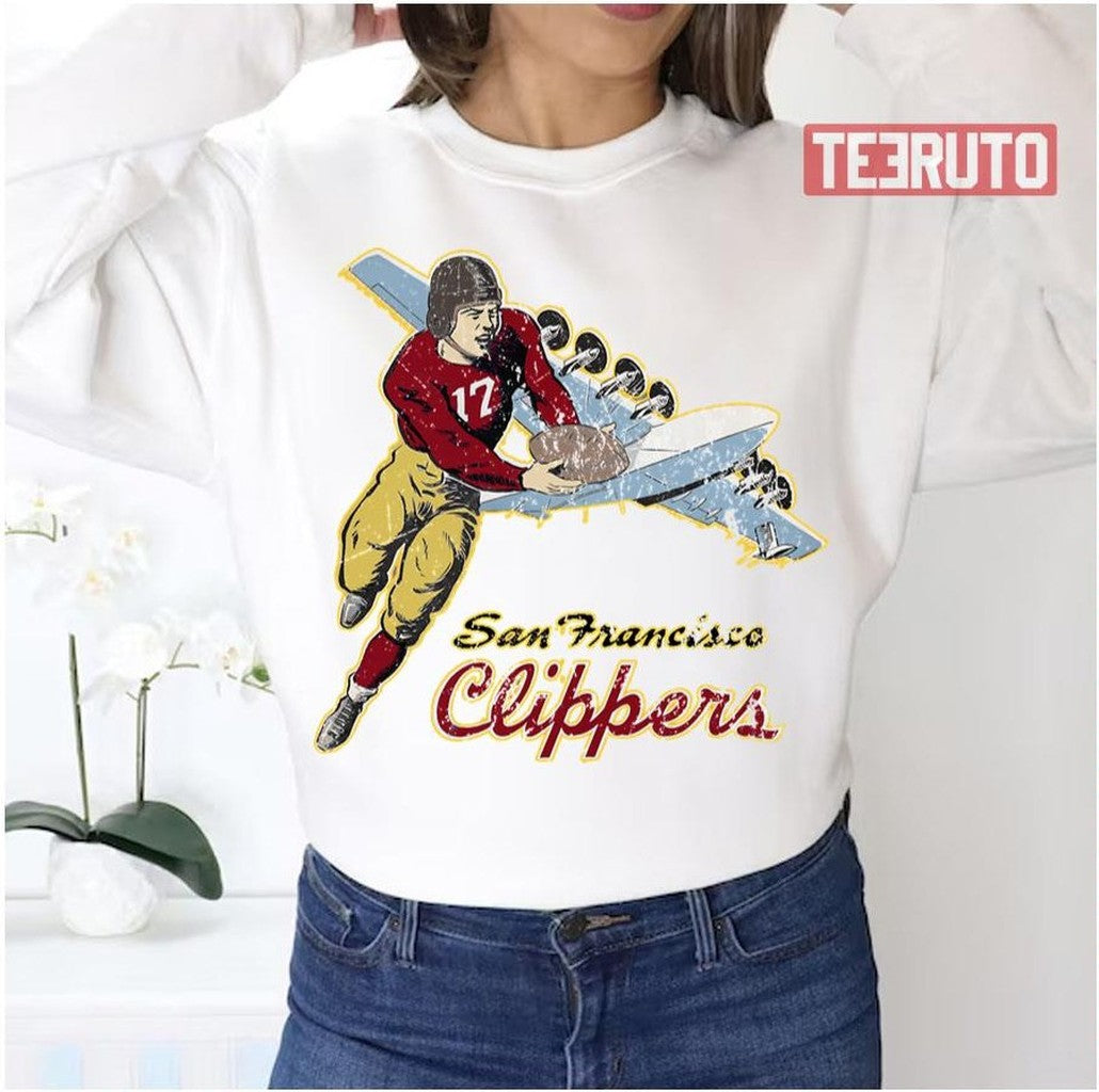 San Francicso Clippers Joe Montana Unisex Sweatshirt - T-Shirt, Sweatshirt, Hoodie