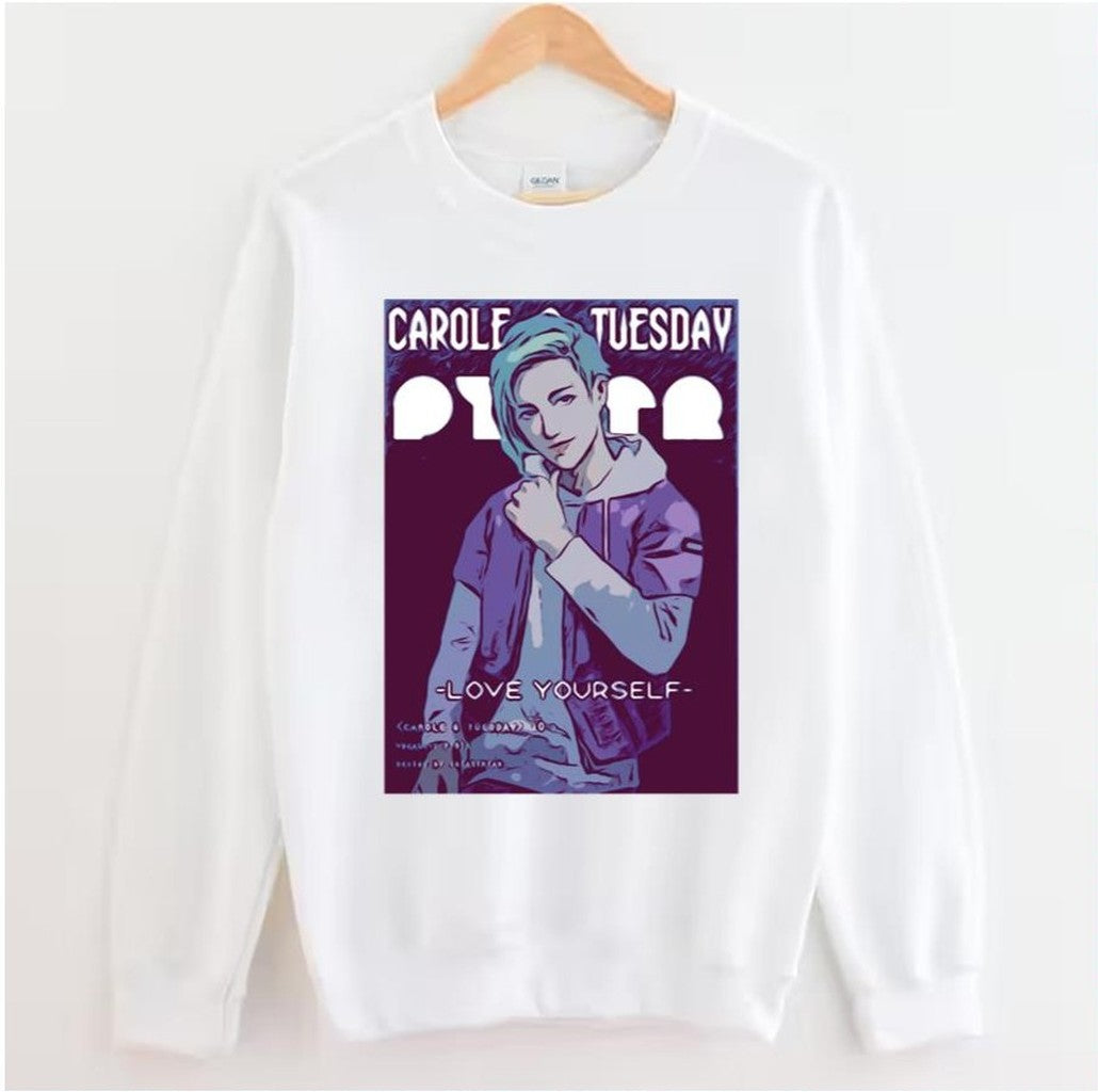 Pyotr Sketch Love Yourself Carole And Tuesday Unisex Sweatshirt - T-Shirt, Sweatshirt, Hoodie