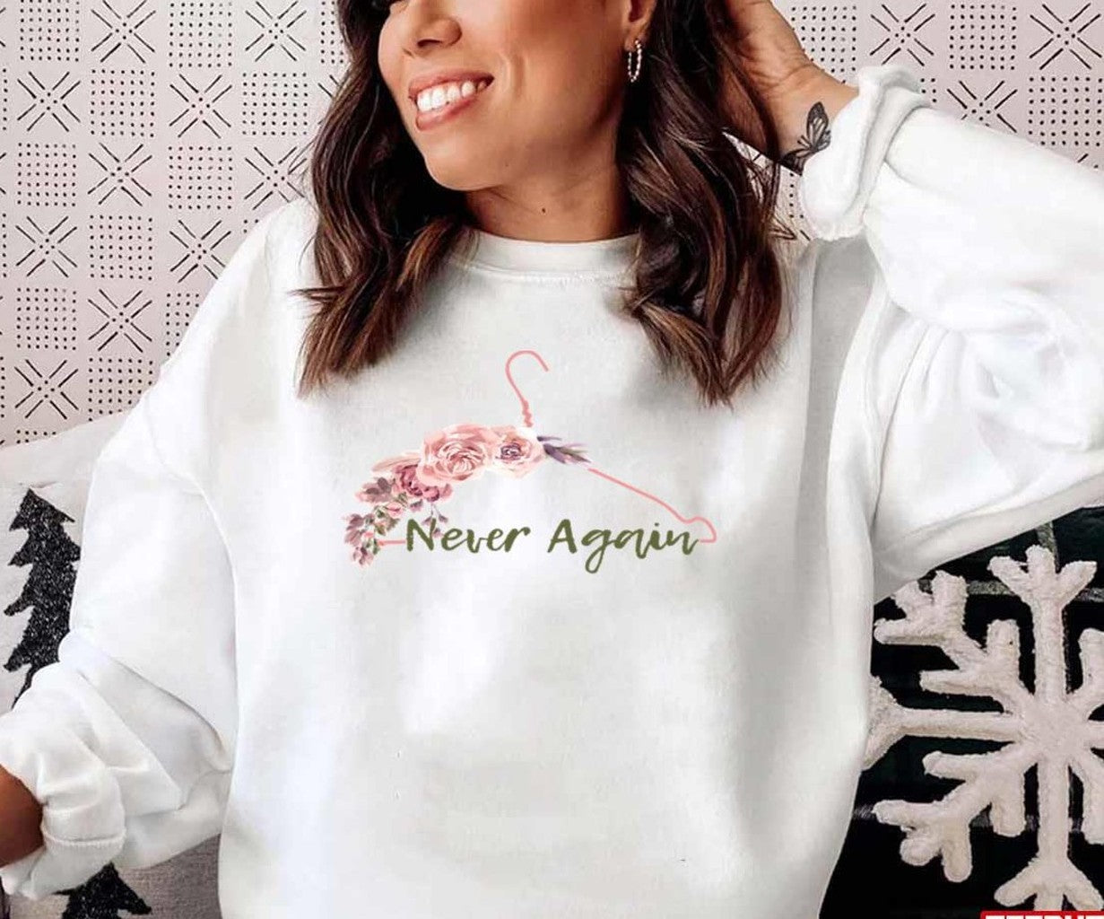 Never Again Coat Roses Unisex T-Shirt - T-Shirt, Sweatshirt, Hoodie