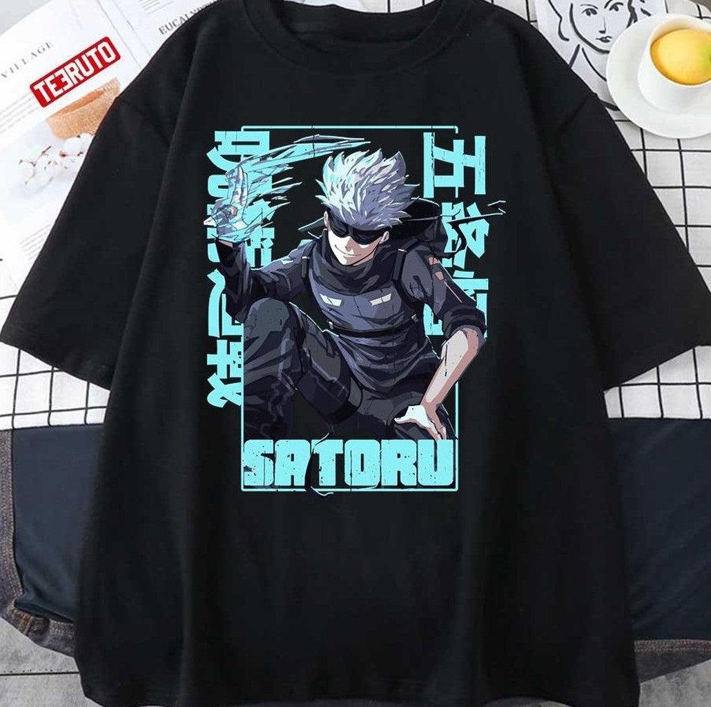 Satoru Gojo Jujutsy Kaisen Character Anime Unisex T-Shirt - T-Shirt, Sweatshirt, Hoodie