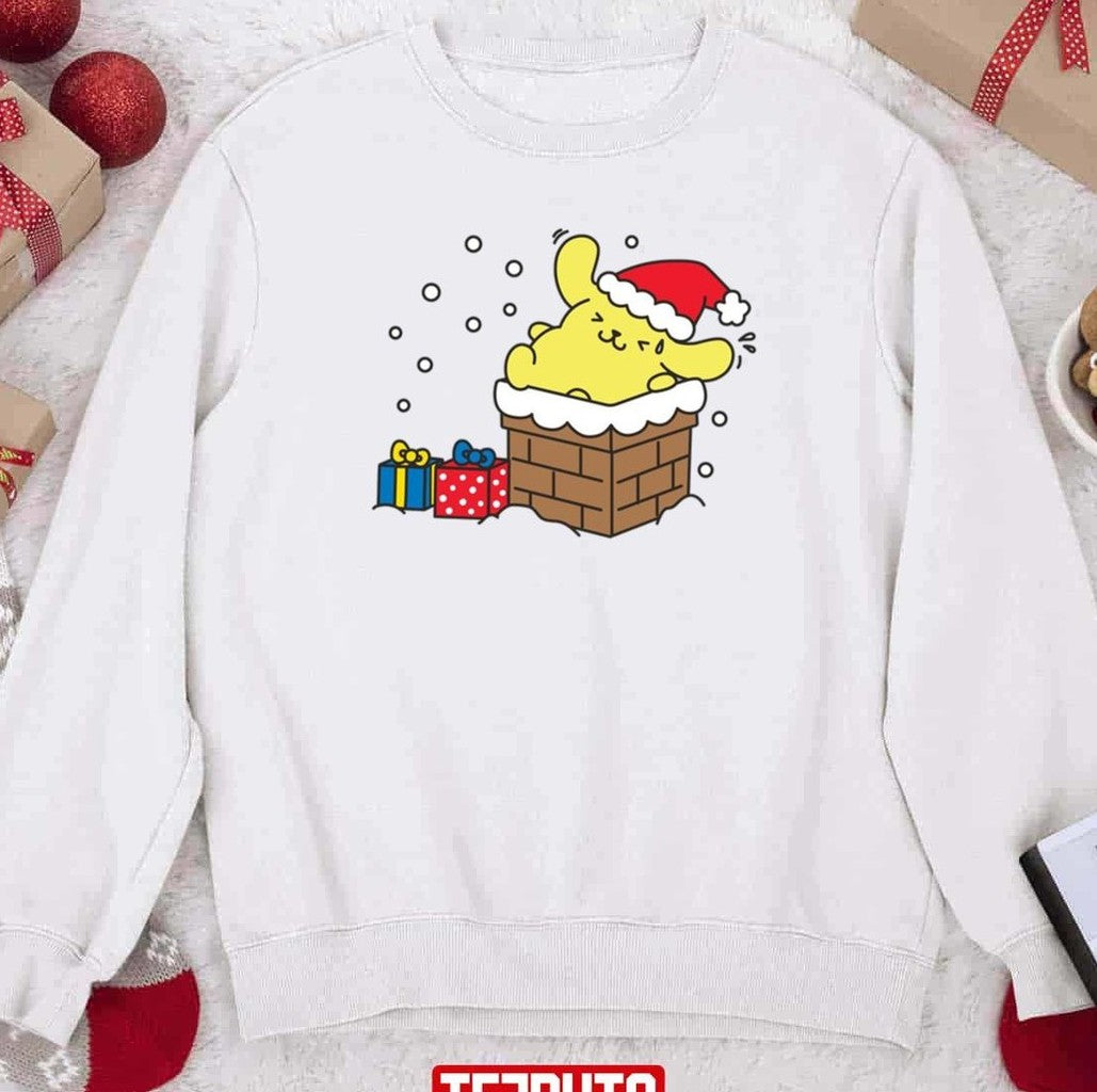 Pompompurin The Official Home Christmas Unisex Sweatshirt - T-Shirt, Sweatshirt, Hoodie