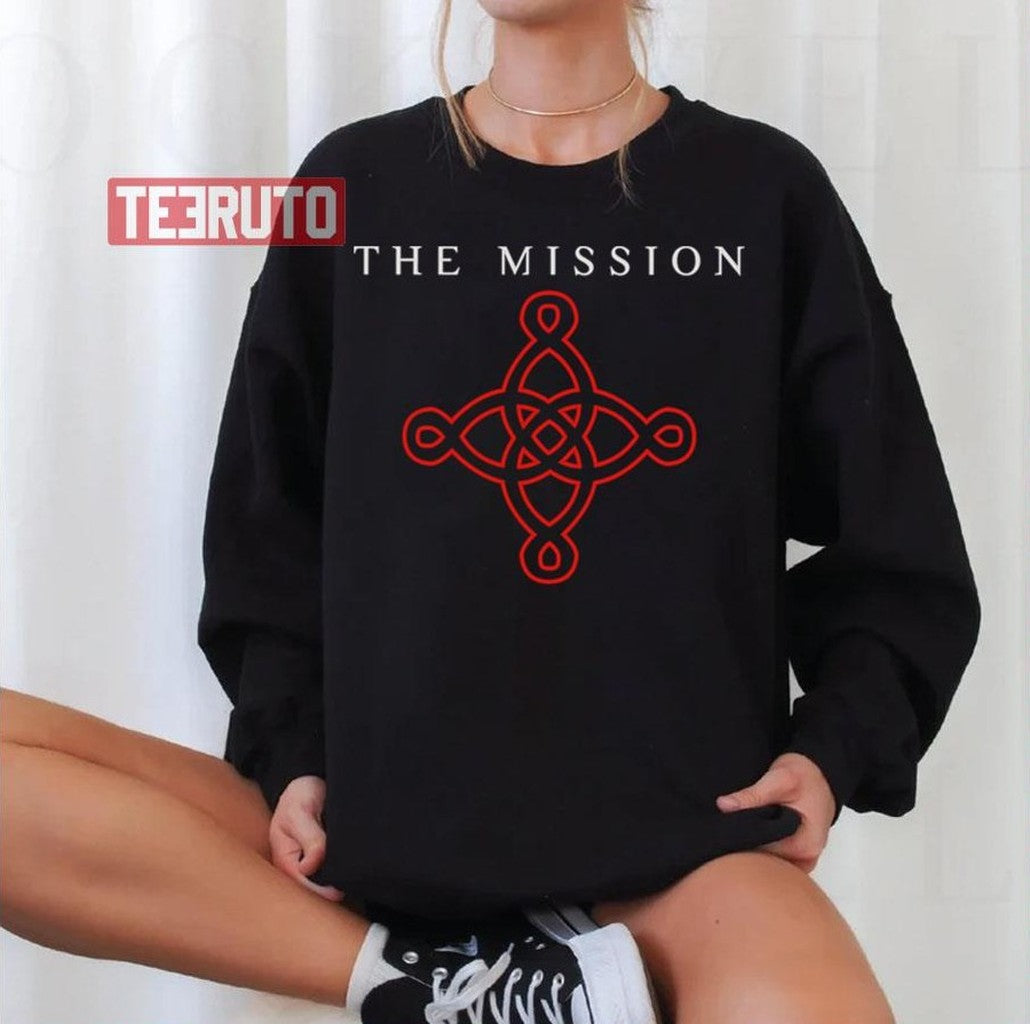 Red Symbol The Mission Unisex Sweatshirt - T-Shirt, Sweatshirt, Hoodie