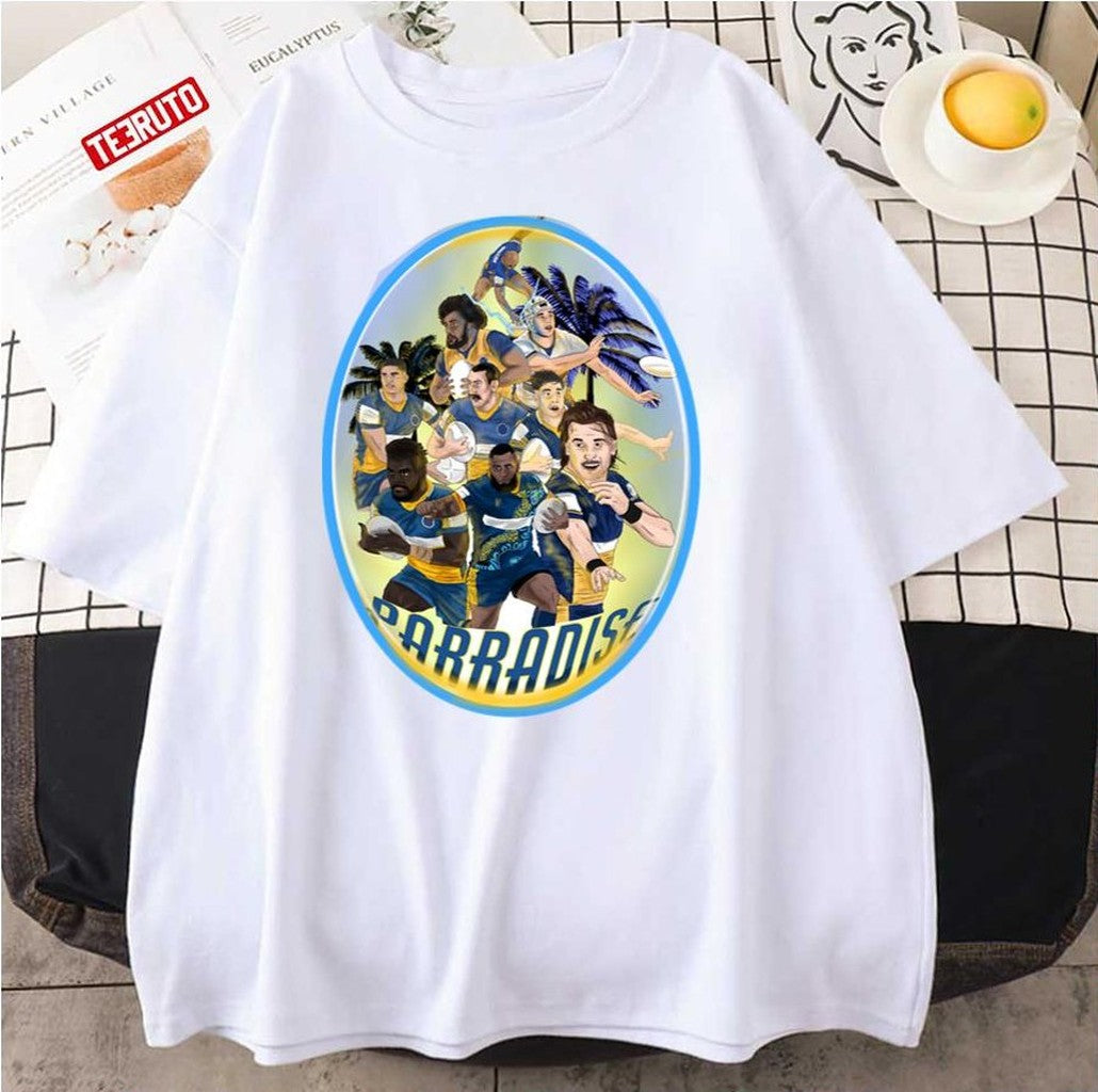 Parradise Cartoon Team Rugby Unisex T-Shirt - T-Shirt, Sweatshirt, Hoodie