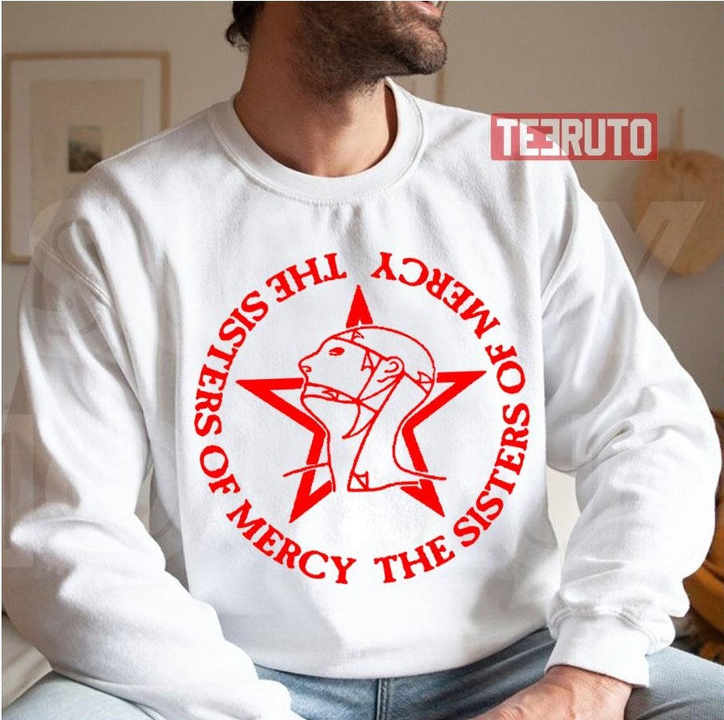 Punk Rock Band Logo The Sisters Of Mercy Unisex Sweatshirt - T-Shirt, Sweatshirt, Hoodie