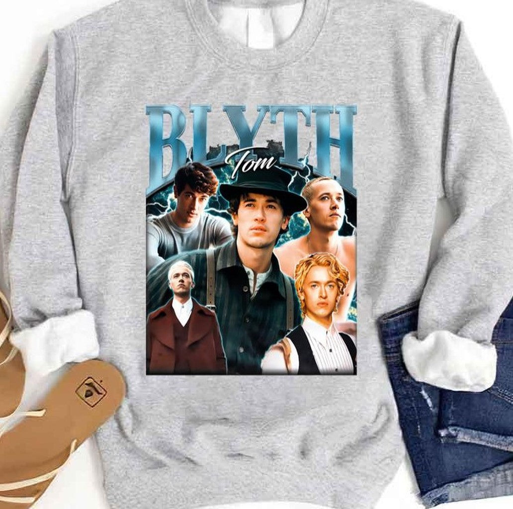 Retro Tom Blyth Actor Collage Unisex Sweatshirt - T-Shirt, Sweatshirt, Hoodie