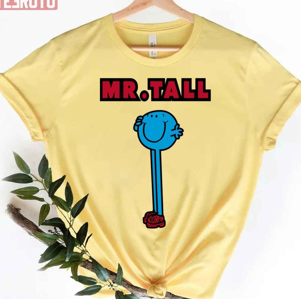 Mr Tall Little Miss And Mr Men Unisex T-Shirt - T-Shirt, Sweatshirt, Hoodie