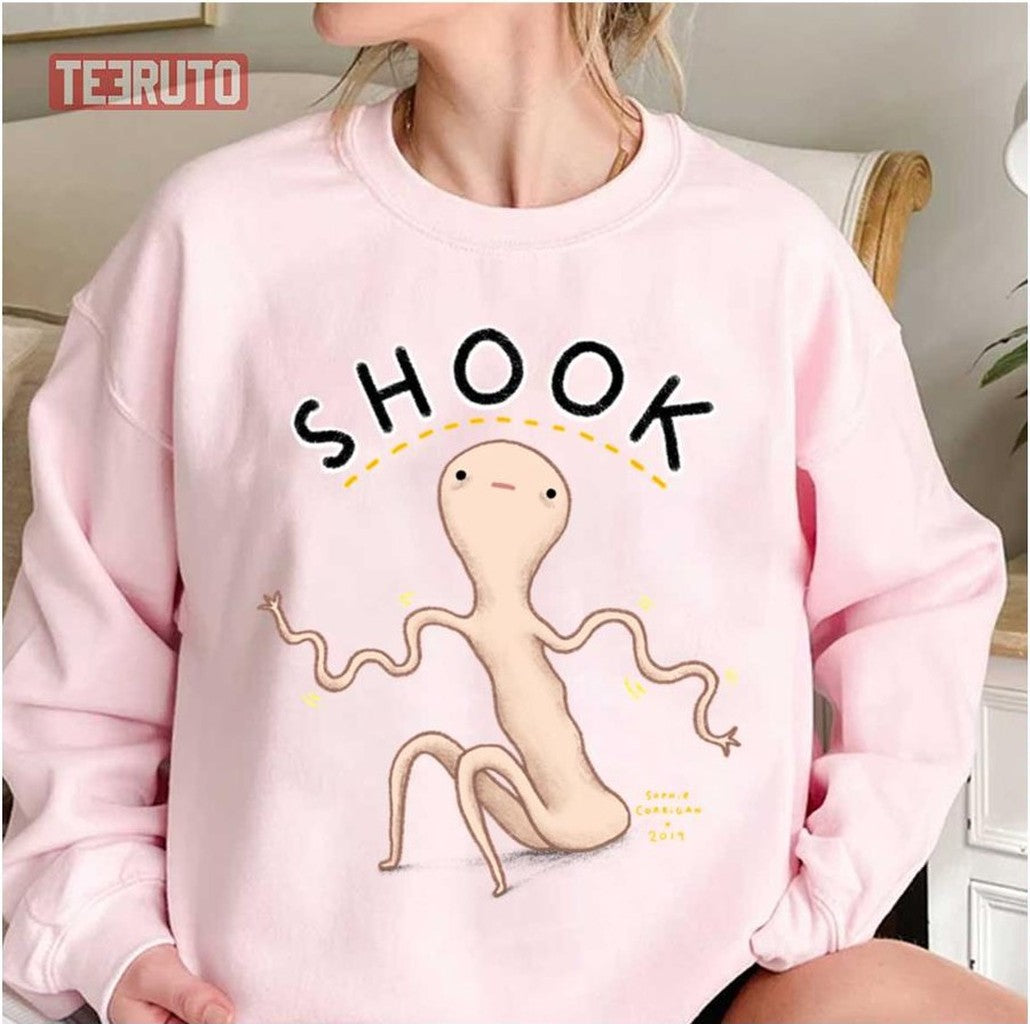 Shook Curve Hands Honest Blob Unisex Sweatshirt - T-Shirt, Sweatshirt, Hoodie