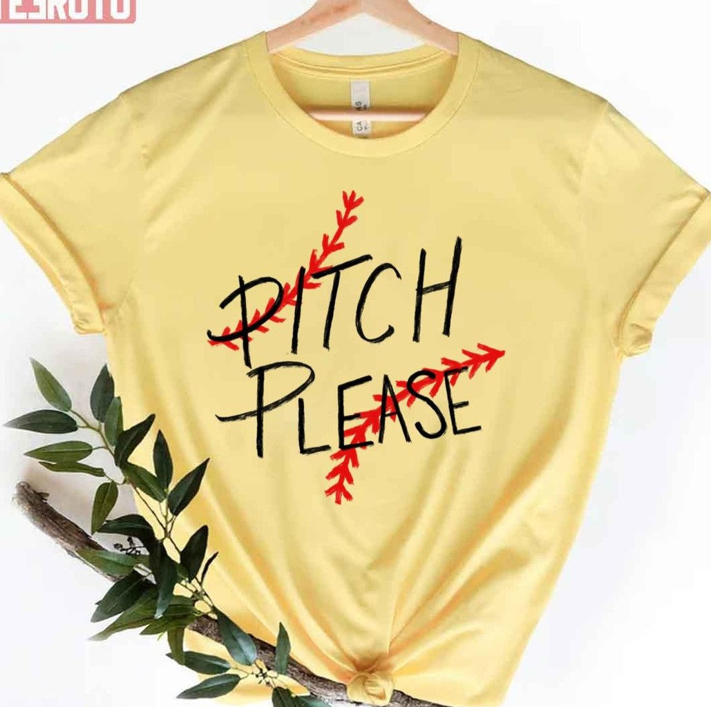 Pitch Please Baseball Player Unisex T-Shirt - T-Shirt, Sweatshirt, Hoodie