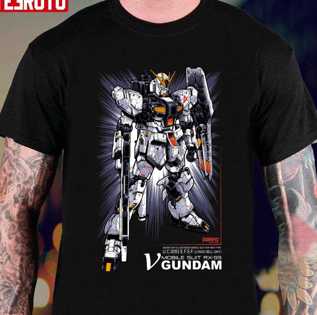 Nu Gundam Graphic Unisex T-Shirt - T-Shirt, Sweatshirt, Hoodie