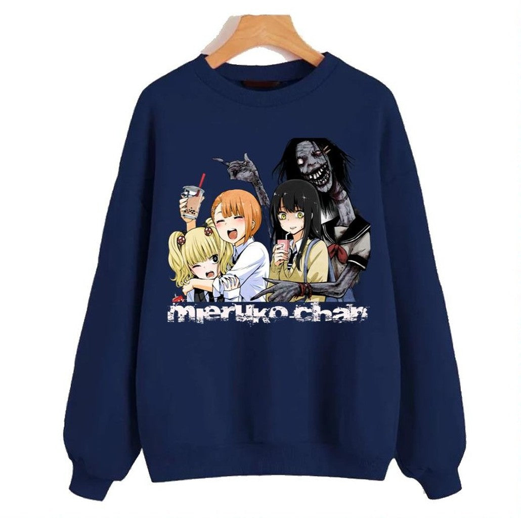 Scary Friends Mieruko Chan Anime Unisex Sweatshirt - T-Shirt, Sweatshirt, Hoodie