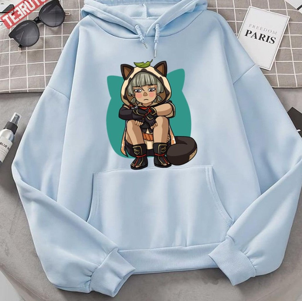 Sad Sayu Fanart Genshin Impact Unisex Hoodie - T-Shirt, Sweatshirt, Hoodie