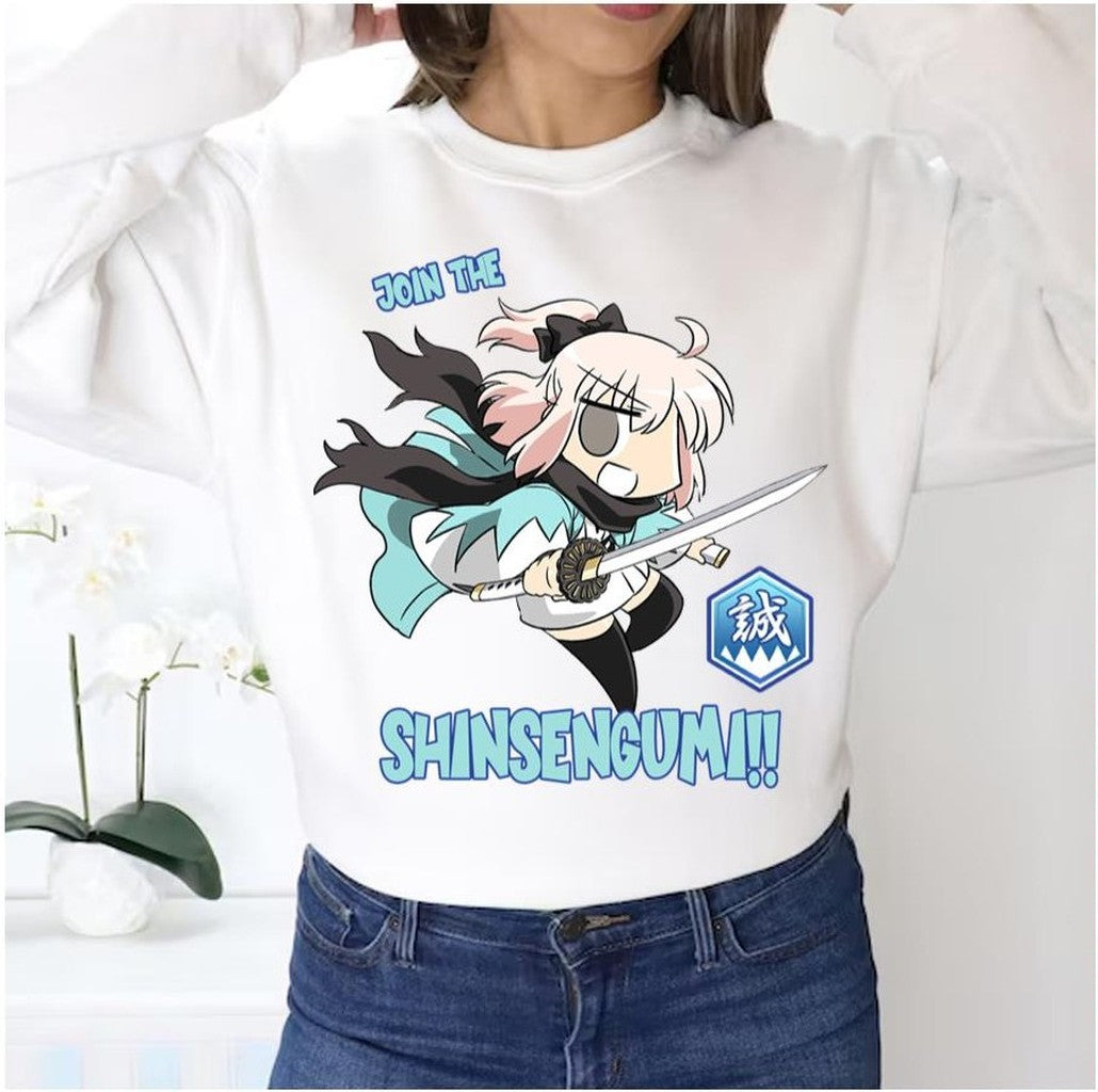 Okita Souji Join The Shinsengumi War Unisex Sweatshirt - T-Shirt, Sweatshirt, Hoodie