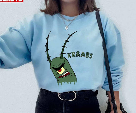Angry Plankton Kraabs Spongebob Unisex Sweatshirt - T-Shirt, Sweatshirt, Hoodie
