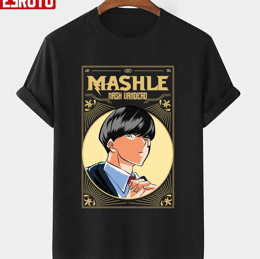 Poster Style Mashle Magic And Muscles Mash Vandead Artwork Unisex T-Shirt - T-Shirt, Sweatshirt, Hoodie