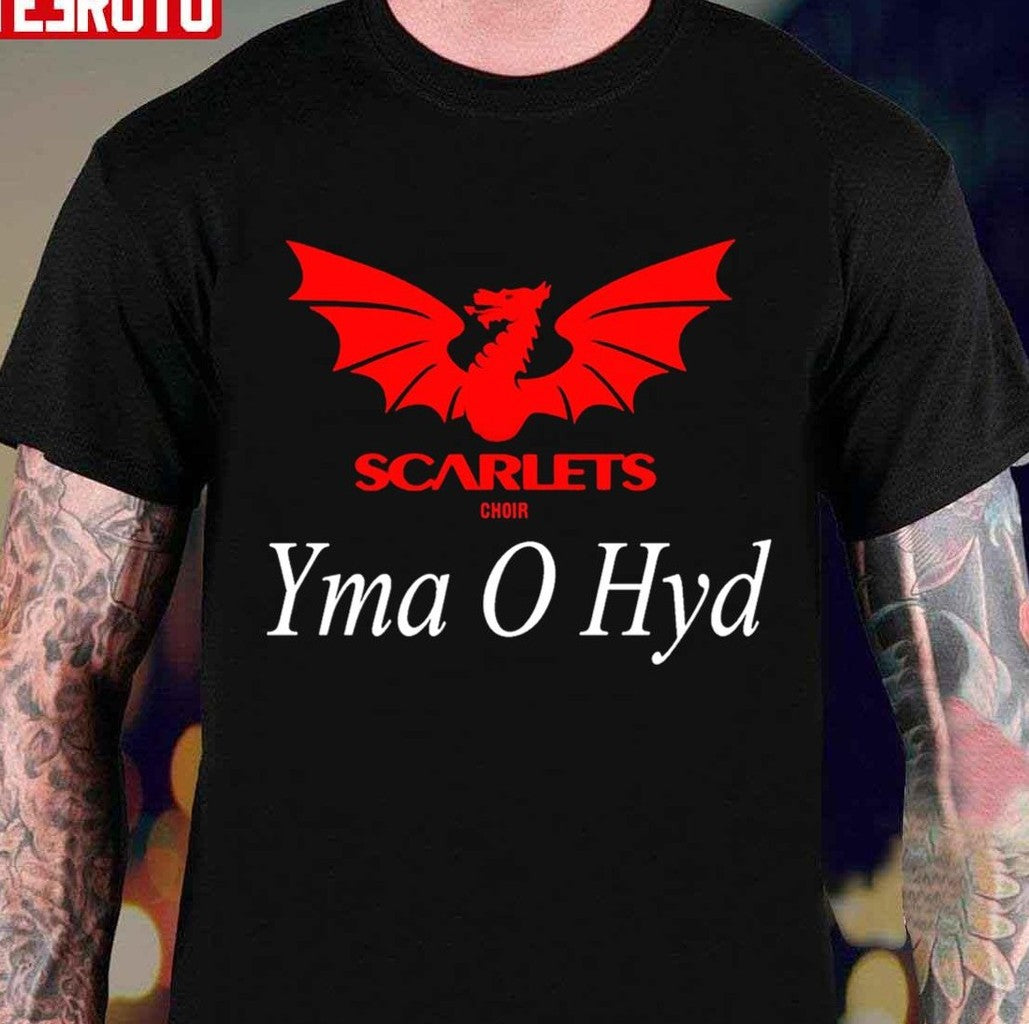 Scarlets Choir Yma O Hyd Unisex T-Shirt - T-Shirt, Sweatshirt, Hoodie