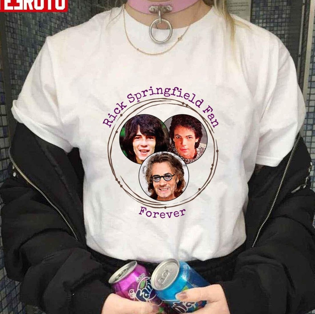 Music Rick Springfield Fan Forever Unisex T-Shirt - T-Shirt, Sweatshirt, Hoodie