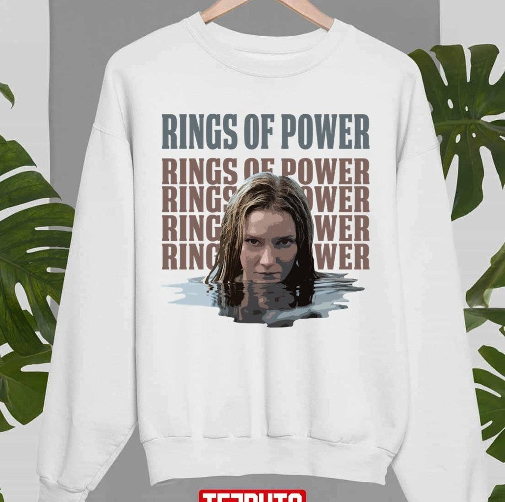 Morfydd Clark Galadriel Rings Of Power In The Water Unisex Sweatshirt - T-Shirt, Sweatshirt, Hoodie