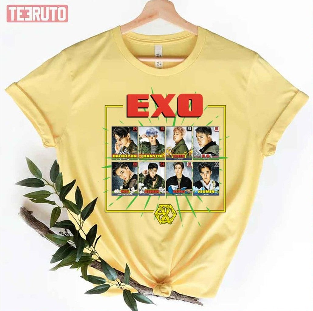 Power New Design Kpop Band Exo Unisex T-Shirt - T-Shirt, Sweatshirt, Hoodie