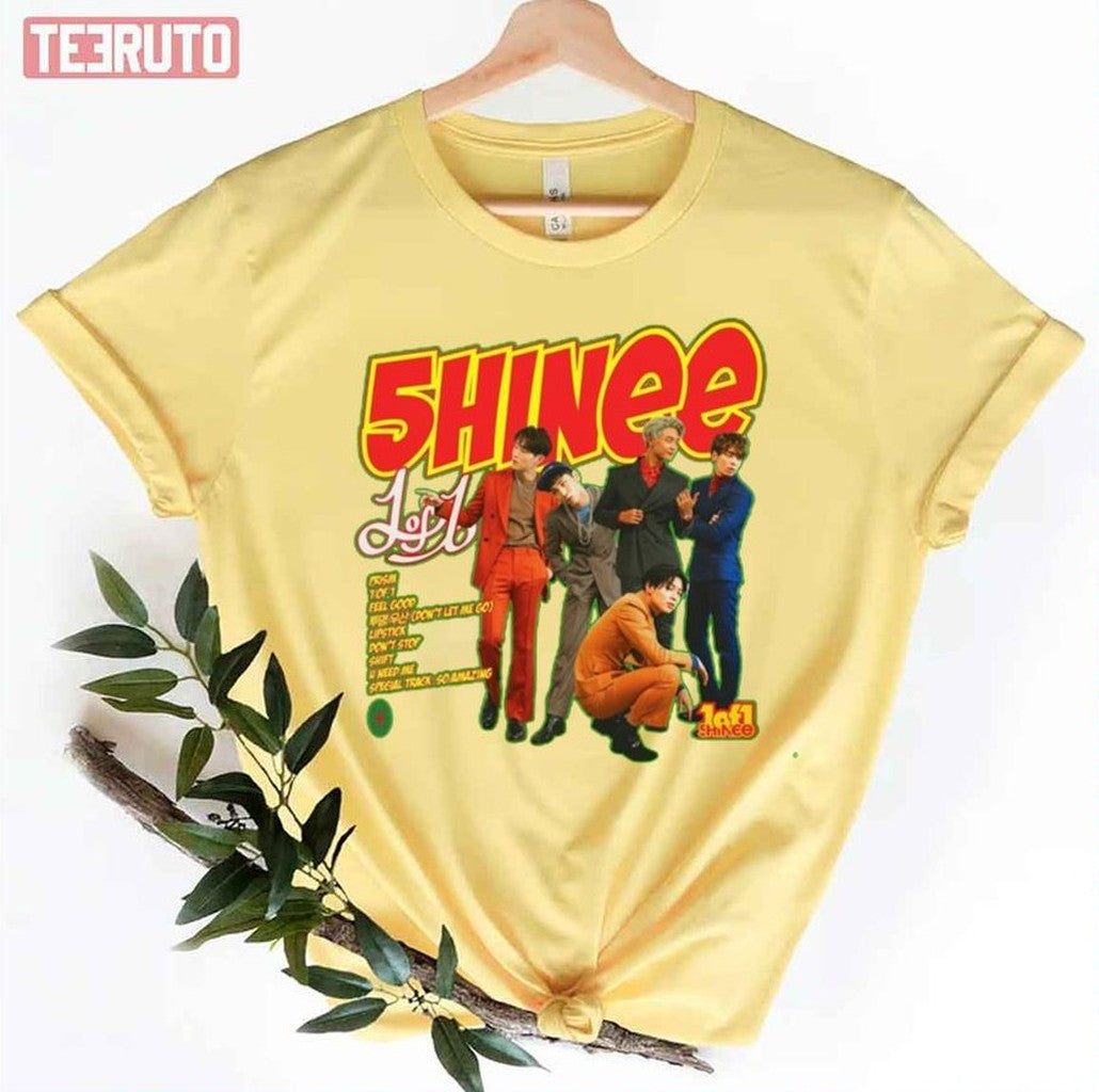 Shinee Tracklist Graphic Unisex T-Shirt - T-Shirt, Sweatshirt, Hoodie