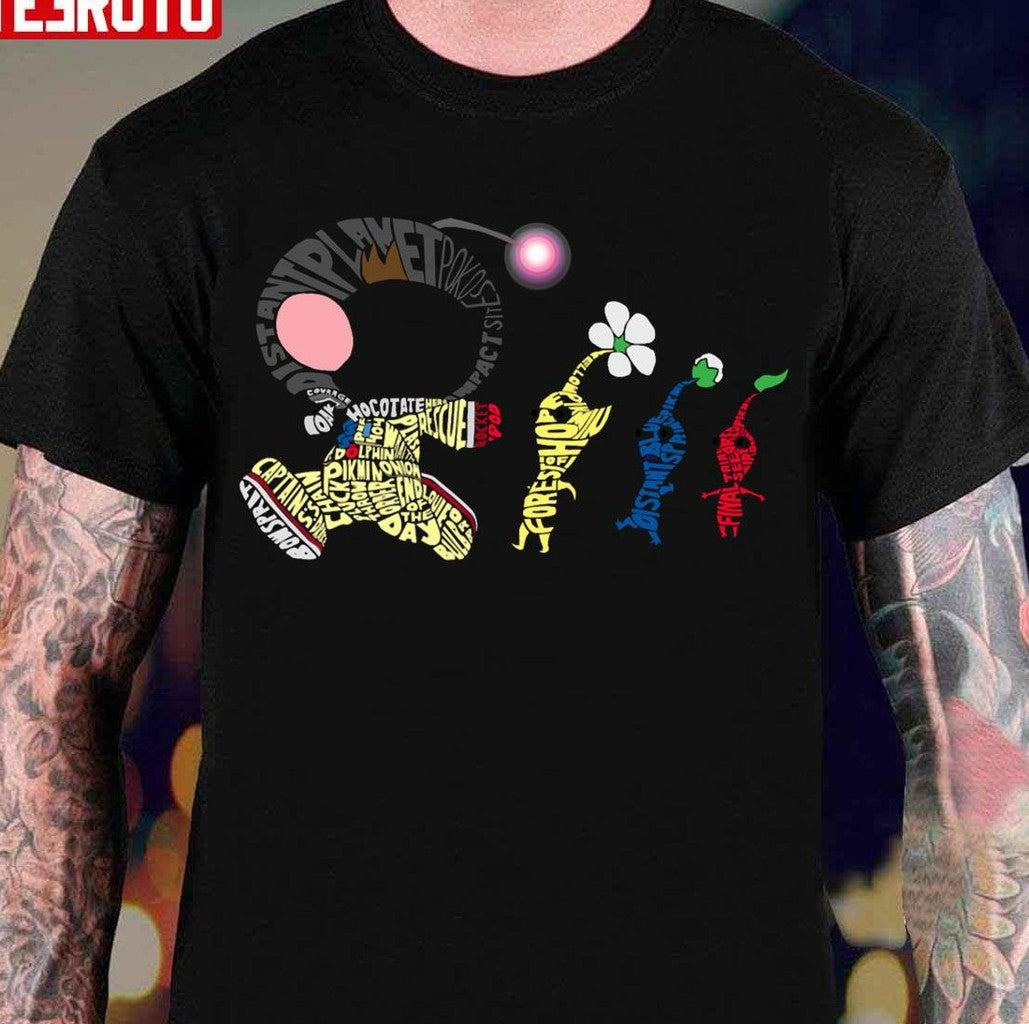 Olimar Typography Rock Pikmin Unisex Sweatshirt - T-Shirt, Sweatshirt, Hoodie