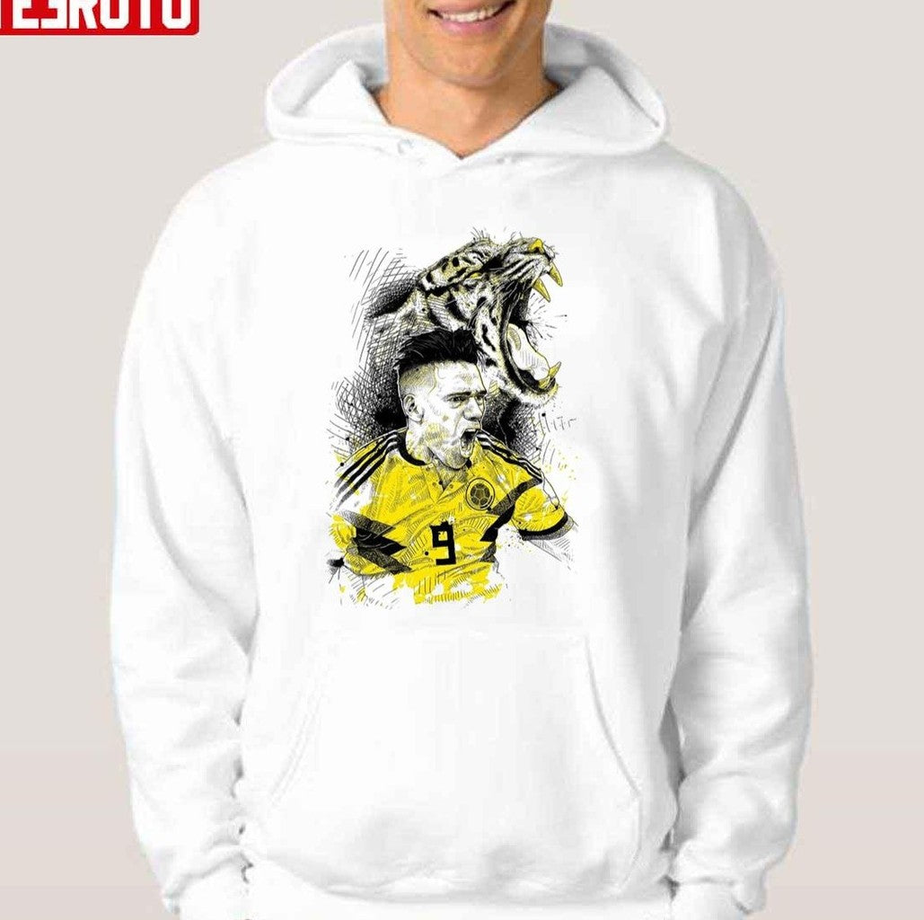 Radamel Falcao Design Graphic El Tigre Unisex Hoodie - T-Shirt, Sweatshirt, Hoodie