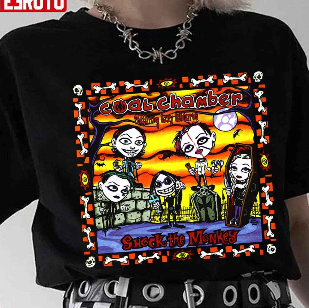 Shock The Monkey Coal Chamber Unisex T-Shirt - T-Shirt, Sweatshirt, Hoodie