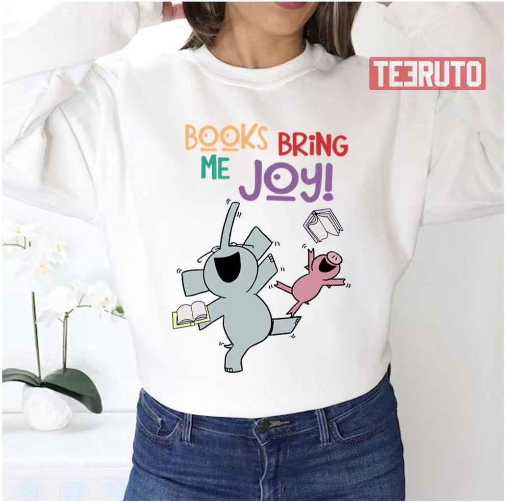 Reading Librarian Elephant And Piggie Unisex Sweatshirt - T-Shirt, Sweatshirt, Hoodie