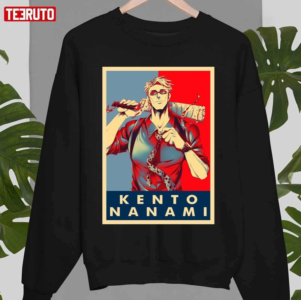 Sexy Mentor Kento Nanami Jujutsu Kaisen Hope Art Unisex Sweatshirt - T-Shirt, Sweatshirt, Hoodie