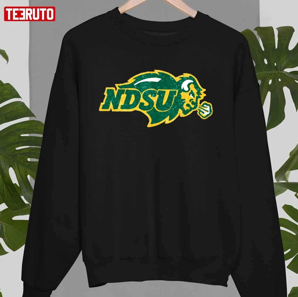 North Dakota State University Glitter Logo Unisex Sweatshirt - T-Shirt, Sweatshirt, Hoodie
