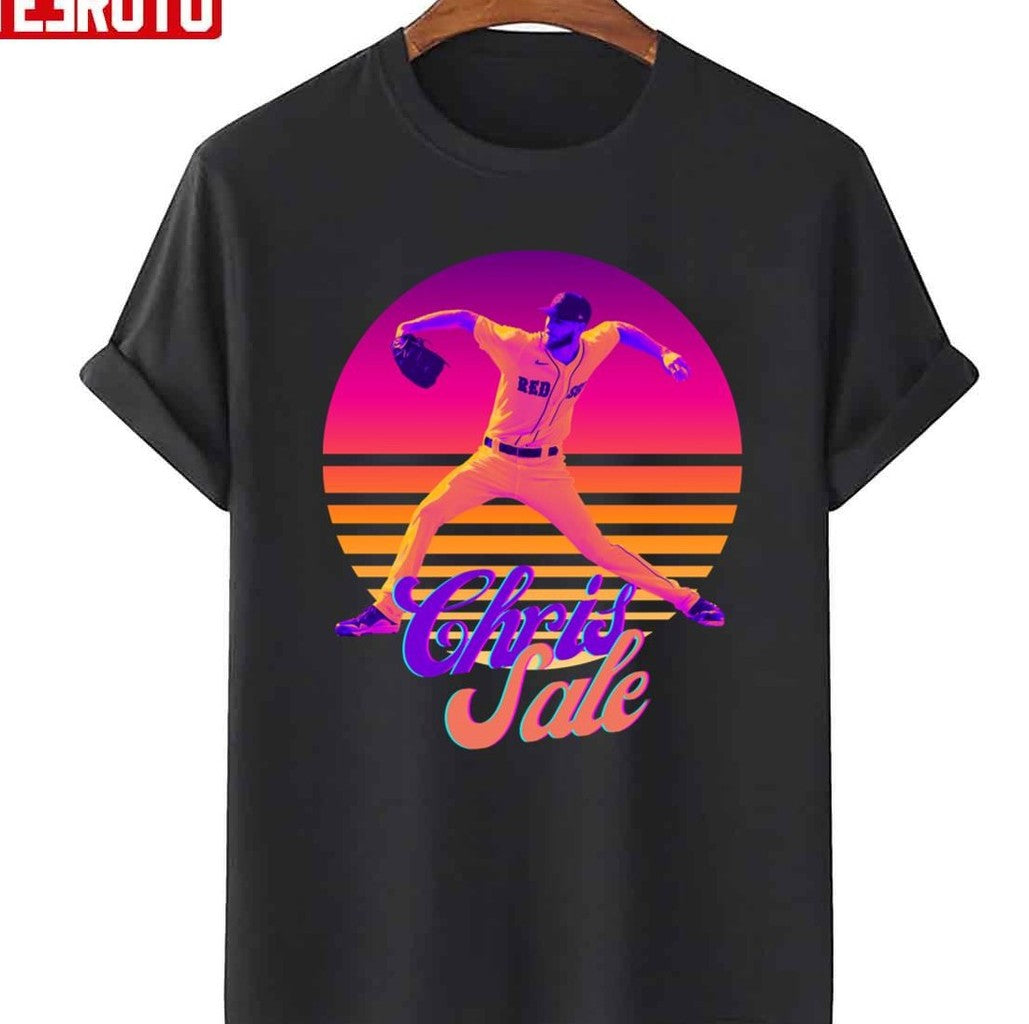 Retro Vintage Chris Sale American Baseball Pitcher Unisex T-Shirt - T-Shirt, Sweatshirt, Hoodie