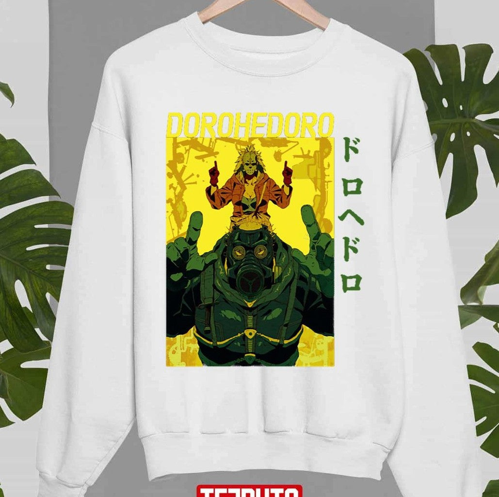 Nikkaido Dorohedoro Kaiman Vintage Art Unisex Sweatshirt - T-Shirt, Sweatshirt, Hoodie