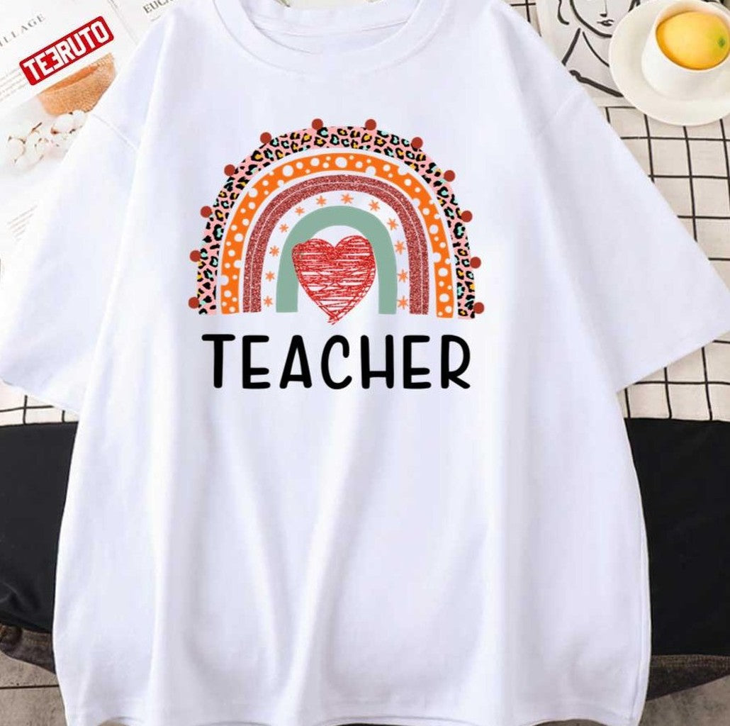 Rainbow Art National Teachers Day Unisex T-Shirt - T-Shirt, Sweatshirt, Hoodie
