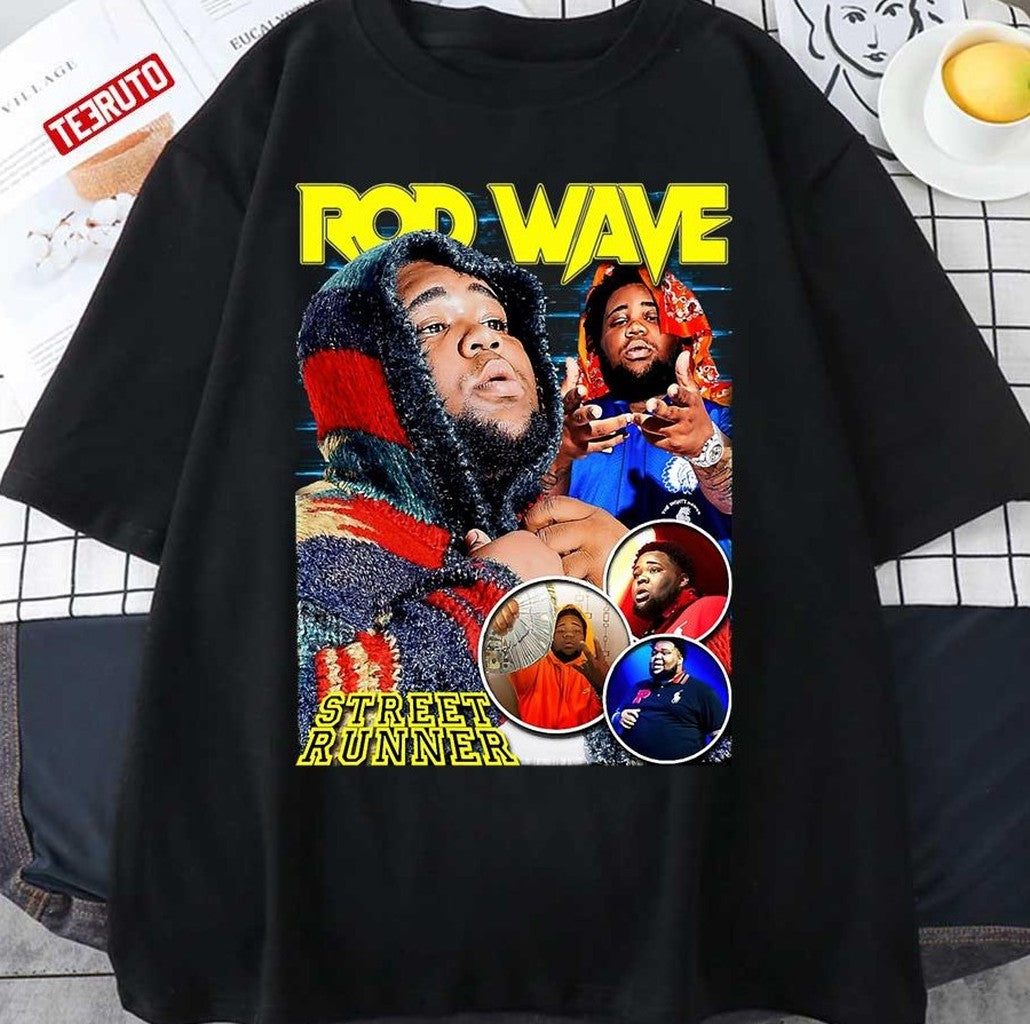 Rod Wave Paint The Sky Red Unisex T-Shirt - T-Shirt, Sweatshirt, Hoodie