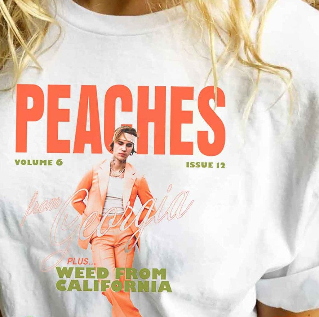 Peaches Jb Merch Justin Bieber Unisex T-Shirt - T-Shirt, Sweatshirt, Hoodie