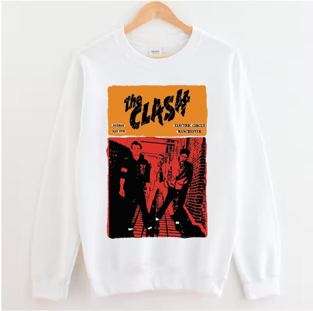 Retro Electric Circus Tour The Clash Unisex Sweatshirt - T-Shirt, Sweatshirt, Hoodie