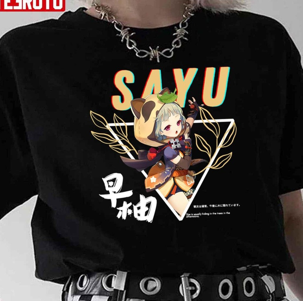 Sayu New Character Genshin Impact Unisex T-Shirt - T-Shirt, Sweatshirt, Hoodie