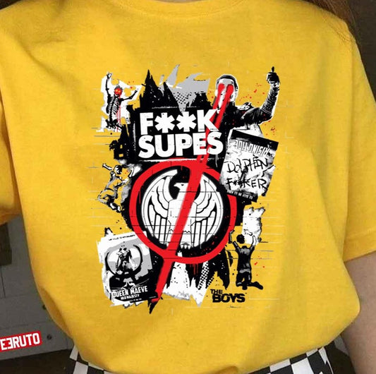 Anti Supes Graffiti The Boys Tv Show Unisex T-Shirt - T-Shirt, Sweatshirt, Hoodie