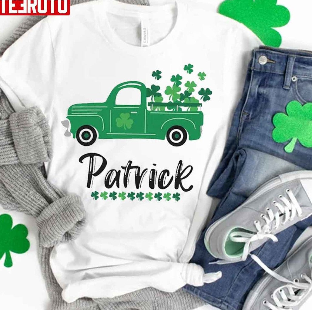 Shamrock Truck St. Patrick's Day T-Shirt - T-Shirt, Sweatshirt, Hoodie