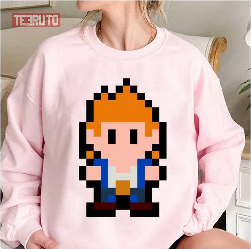 Pixel Billy Lee From Double Dragon Unisex Sweatshirt - T-Shirt, Sweatshirt, Hoodie