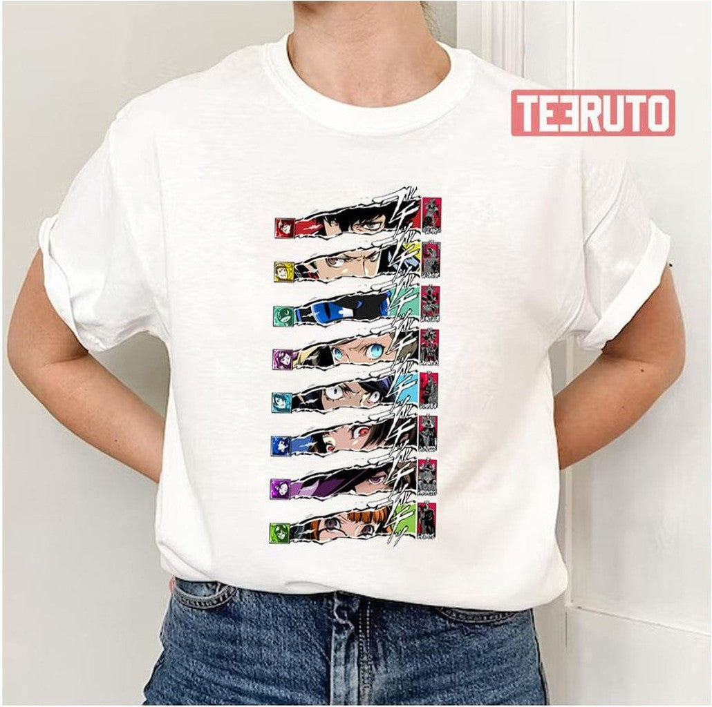 Persona 5 Royal Phantom Thieves Cutins And Arcanas Unisex T-Shirt - T-Shirt, Sweatshirt, Hoodie