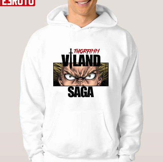 Angry Eyes Thorfinn Vinland Saga Art Unisex Hoodie - T-Shirt, Sweatshirt, Hoodie