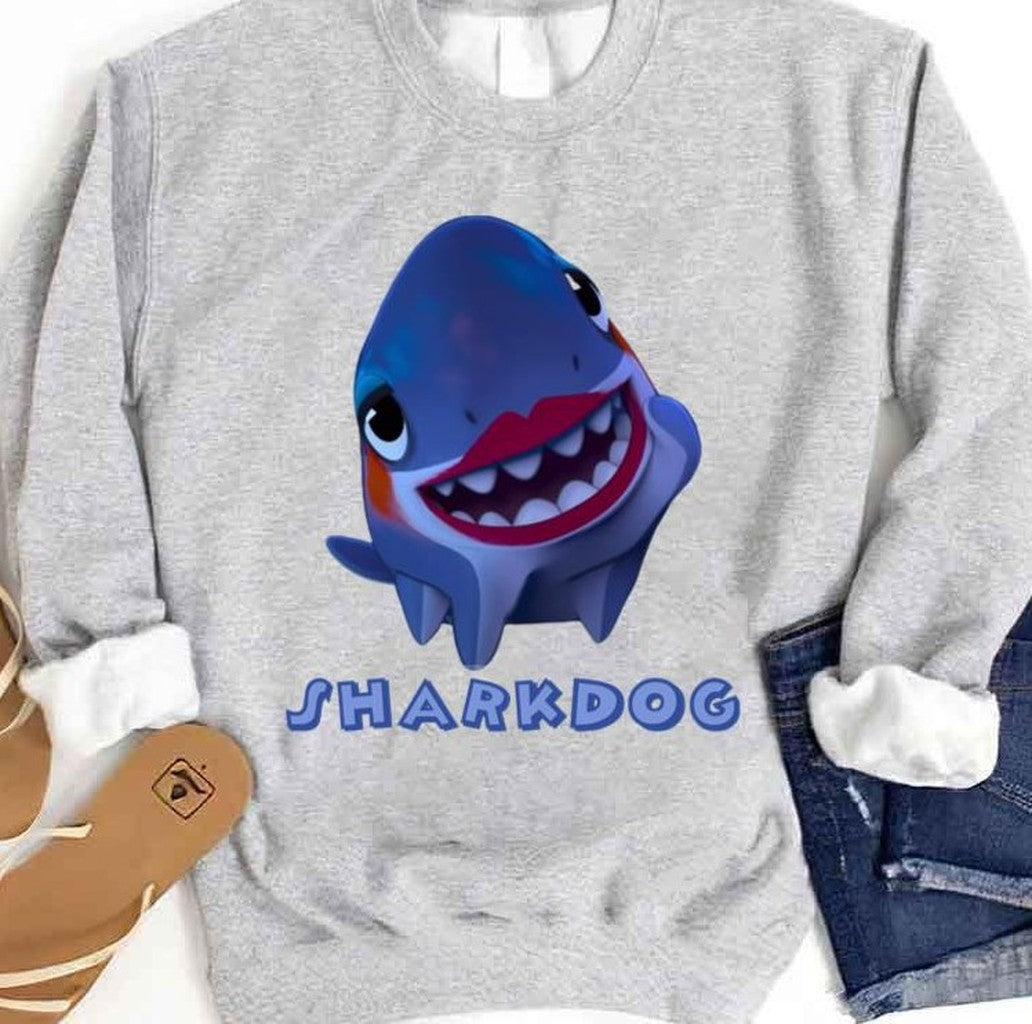 Red Lipstick Little Sharkdog Unisex Sweatshirt - T-Shirt, Sweatshirt, Hoodie