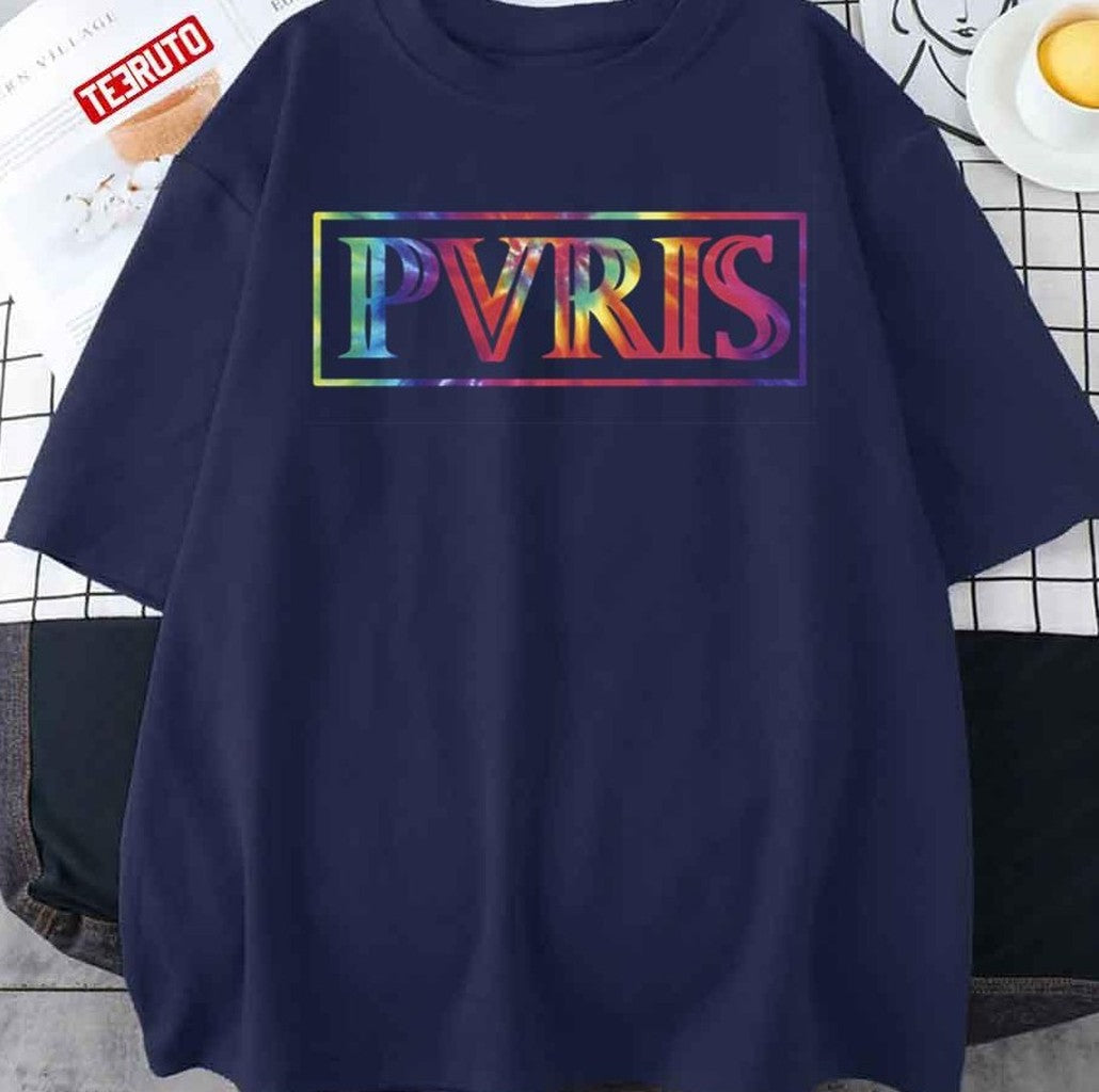 Pvris Tie Dye Logo Unisex T-Shirt - T-Shirt, Sweatshirt, Hoodie