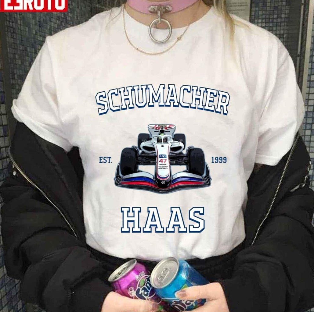 Schumacher Hass Est 1999 Mick Schumacher Unisex T-Shirt - T-Shirt, Sweatshirt, Hoodie