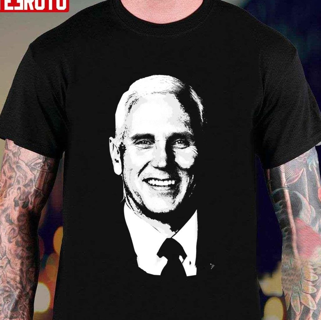 Portrait Of Mike Pence Design Unisex T-Shirt - T-Shirt, Sweatshirt, Hoodie